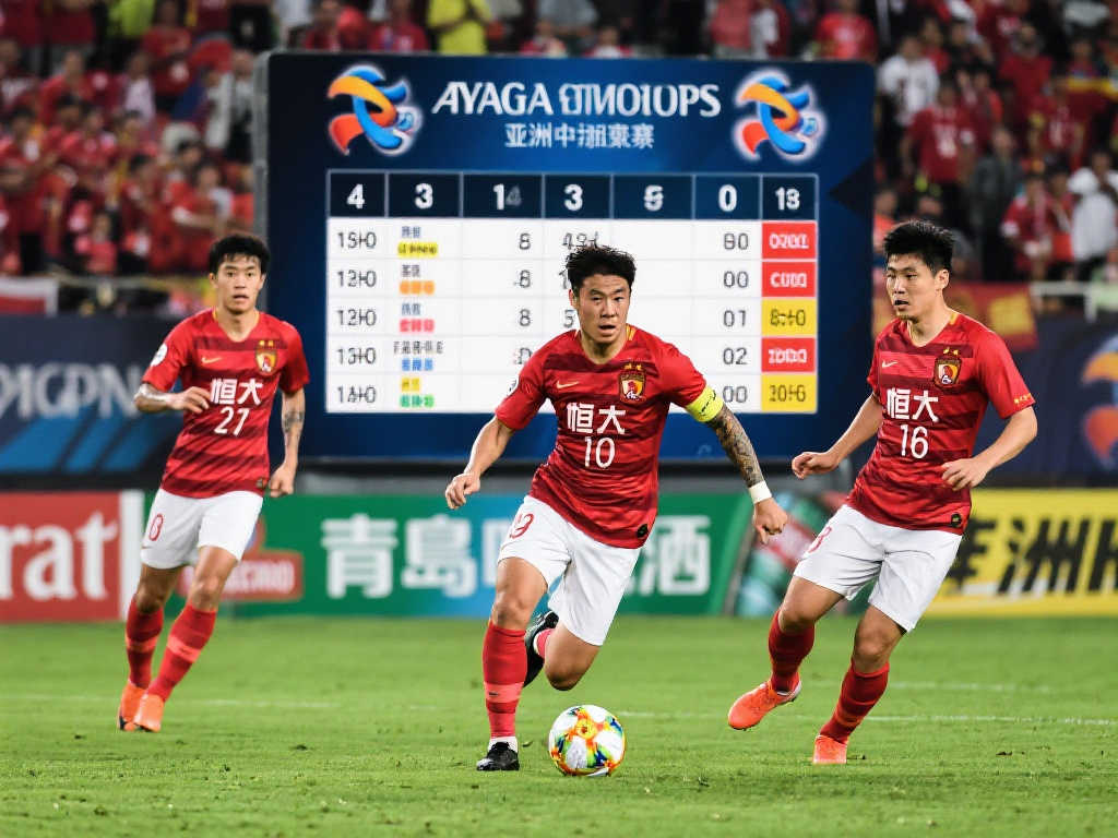 亚冠积分榜更新：中超三强胜负各异