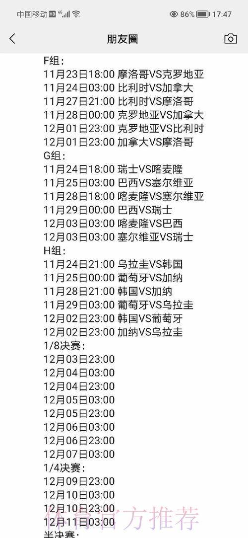 深度剖析最新世界杯赛事日程全攻略 深度剖析最新世界杯赛事日程全攻略